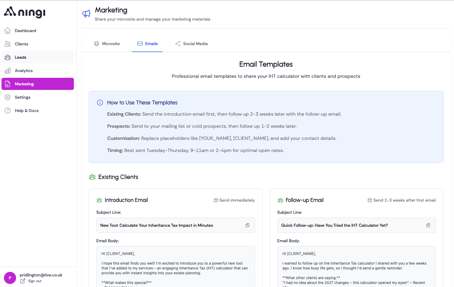 📧 Professional Email Templates